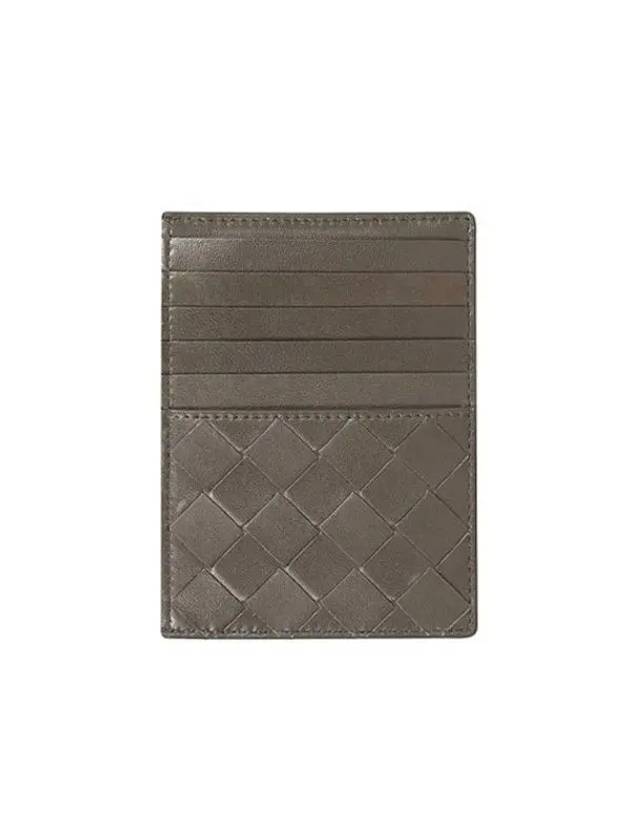 Intrecciato Woven Card Wallet Light Graffiti - BOTTEGA VENETA - BALAAN 1