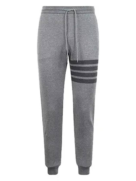 Men's Diagonal Loop Back Track Pants Medium Grey - THOM BROWNE - BALAAN 2