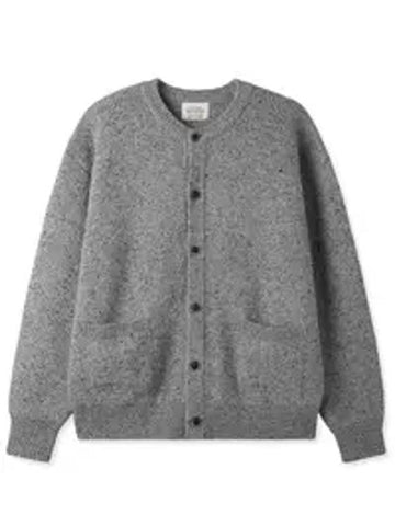 Neff Crew Neck Cardigan Grey - BLACKBROWN - BALAAN 1