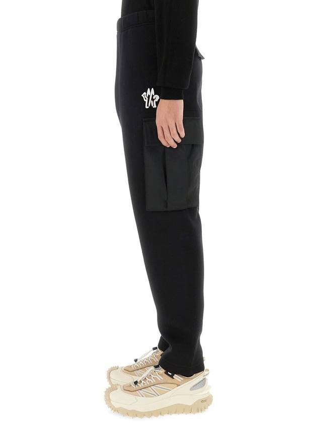 Moncler Jogging Pants With Logo - MONCLER - BALAAN 4