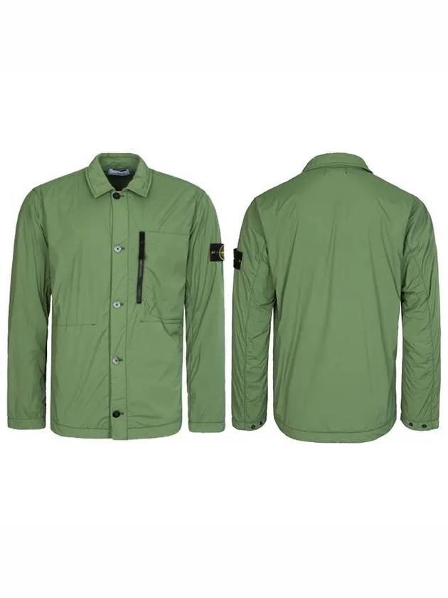 Skin Touch Nylon Garment Dyed Jacket Green - STONE ISLAND - BALAAN 8