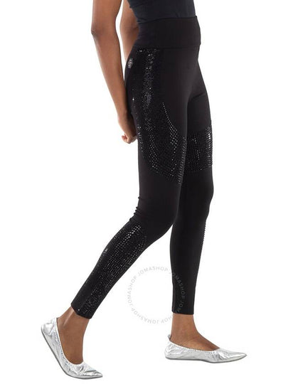 Philipp Plein Moon Crystal Jogging Leggings In Black, Size Small - PHILIPP PLEIN - BALAAN 2