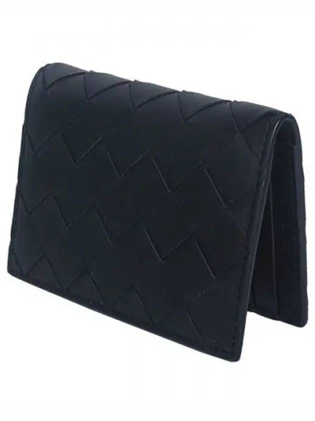 Intrecciato Flap Card Case Black - BOTTEGA VENETA - BALAAN 2