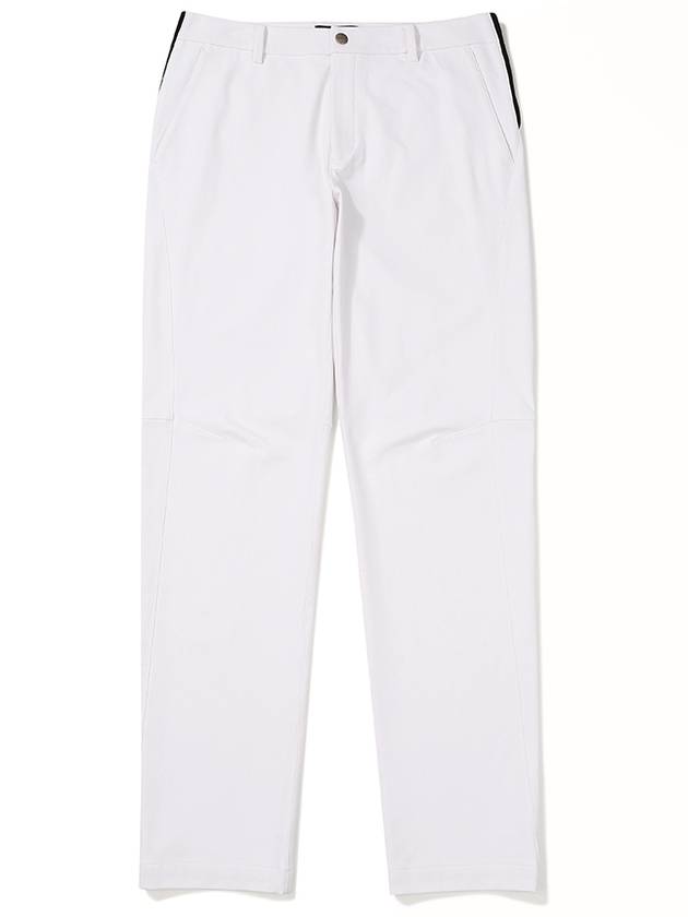 Player Tech Swing Pants WHITE MAN - MALBON GOLF - BALAAN 1