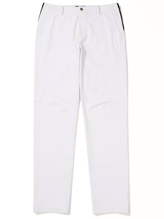 Player Tech Swing Pants WHITE MAN - MALBON GOLF - BALAAN 1