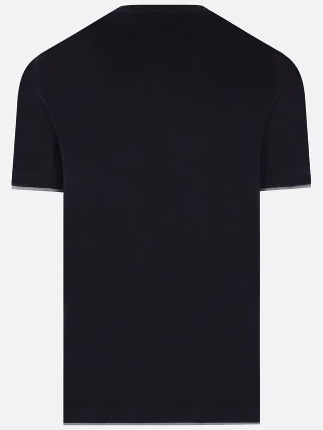 Layered Effect T-Shirt M0B137427 - BRUNELLO CUCINELLI - BALAAN 3