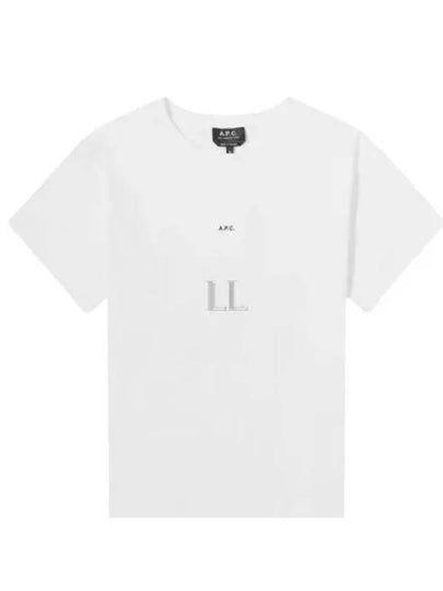 Jade Logo Short Sleeve T-Shirt White - A.P.C. - BALAAN 2