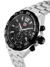 Formula 1 Chrono Quartz 43 MM Metal Watch Black Silver - TAG HEUER - BALAAN 4