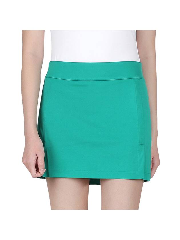 Women's Amelie H Line Skirt Green - J.LINDEBERG - BALAAN 1