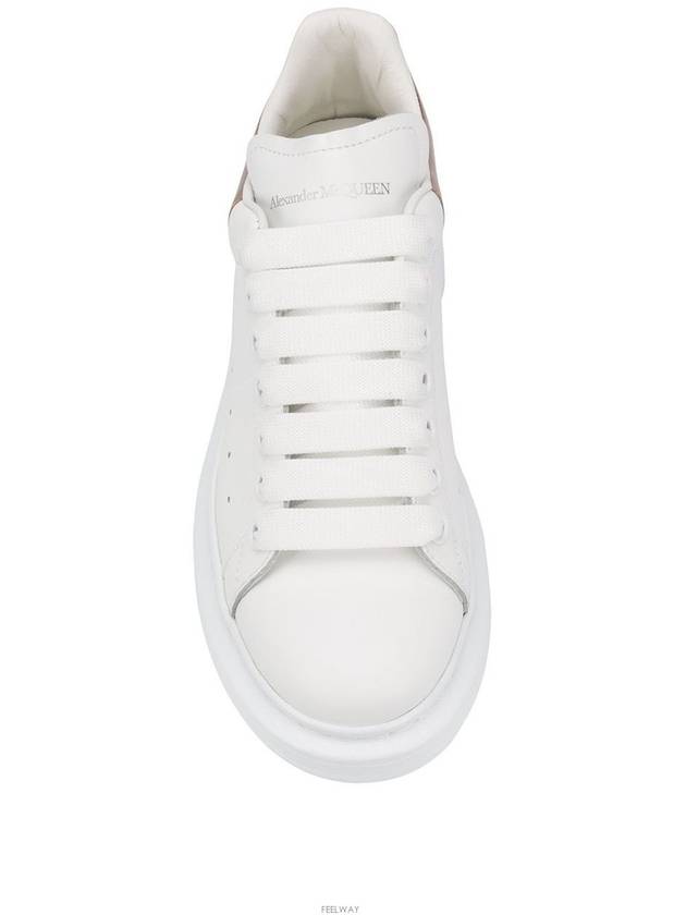 Oversized Low Top Sneakers White Rose Gold - ALEXANDER MCQUEEN - BALAAN 6