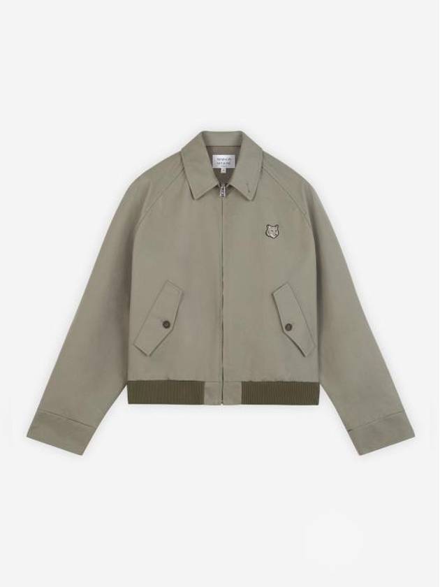 Harrington Zip-Up Jacket Pebble - MAISON KITSUNE - BALAAN 2