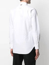 Oxford Grosgrain Placket Cotton Long Sleeve Shirt White - THOM BROWNE - BALAAN 6