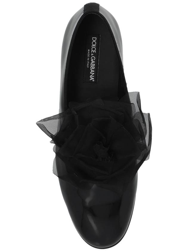 Dolce & Gabbana Shoes With Tulle Application, Men's, Black - DOLCE&GABBANA - BALAAN 6