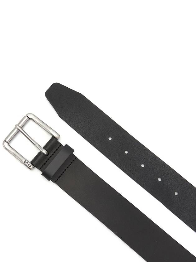 Joris Buckle Leather Belt Black - HUGO BOSS - BALAAN 4