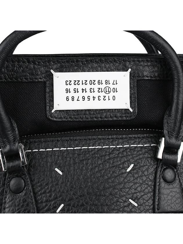 5AC Classique Micro Tote Bag Black - MAISON MARGIELA - BALAAN 9