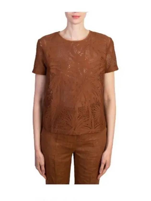 Lettera Short Sleeve T-Shirt Camel - MAX MARA - BALAAN 2