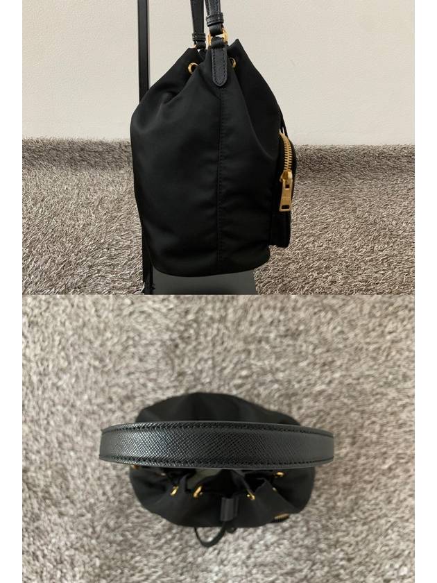 Fabric Black Bucket Bag 1BH038 - PRADA - BALAAN 4