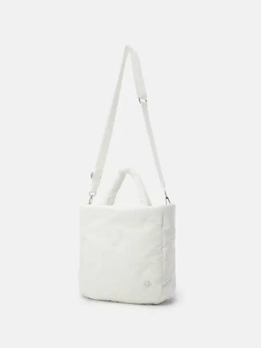 Women s Ski Quilted Shoulder Bag White SP422SBGO1 - DESCENTE - BALAAN 1