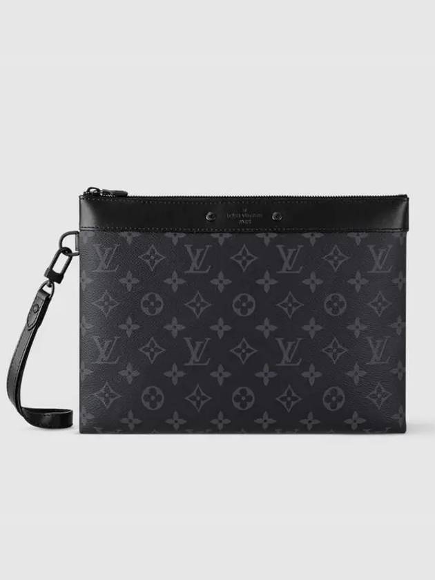 Monogram Eclipse Pochette Pouch Bag Black - LOUIS VUITTON - BALAAN 3