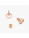 Constella Stud Earrings Rose Gold - SWAROVSKI - BALAAN 5