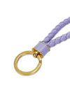 Intrecciato Lambskin Key Holder Purple - BOTTEGA VENETA - BALAAN 5