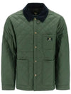 Kenning Quilting  Logo Patch Jacket Green - BARBOUR - BALAAN 3