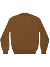 Small Red Heart Waffen V-neck Wool Knit - COMME DES GARCONS - BALAAN 3