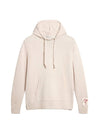 Cashmere Blend Hoodie Natural White - GOLDEN GOOSE - BALAAN.