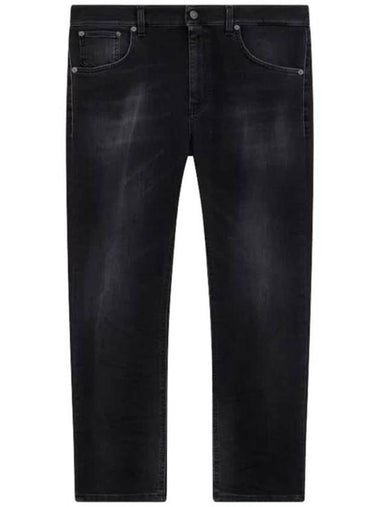 Denim Straight Pants BLACK - DONDUP - BALAAN 1