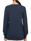 Logo Long Sleeve T-Shirt Navy - MARNI - BALAAN 7