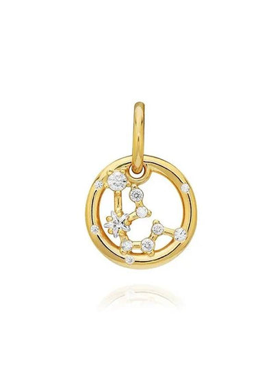 Aquarius Zodiac Dangle Bracelet Charm Gold - PANDORA - BALAAN 2