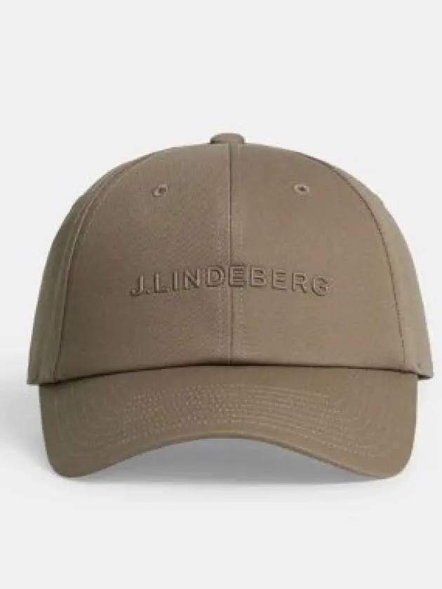 Elijah Logo Cotton Ball Cap Walnut - J.LINDEBERG - BALAAN 2