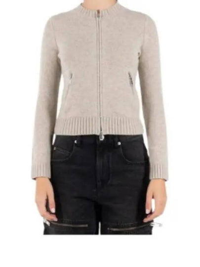 Lynda Zip Up Knit Cardigan Light Grey - ISABEL MARANT - BALAAN 2