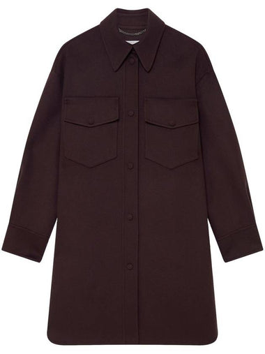 press-stud fastening overshirt - STELLA MCCARTNEY - BALAAN 1