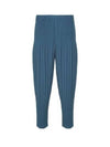 Pleated Track Pants Blue - ISSEY MIYAKE - BALAAN 2