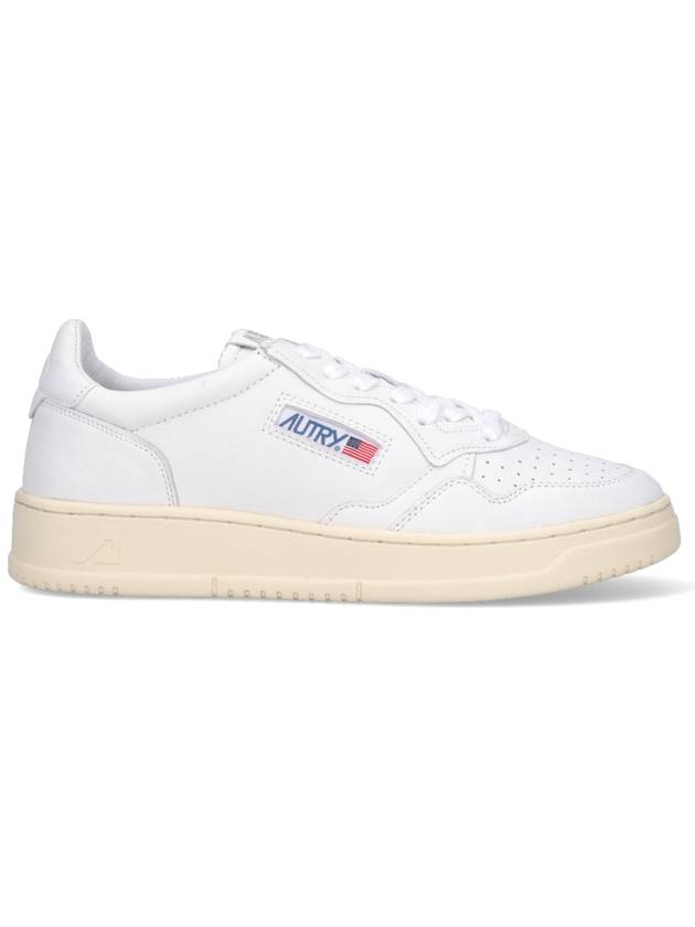 Medalist Goatskin Low Top Sneakers White - AUTRY - BALAAN 2