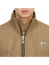 Logo Montreal Padded Vest Brown - MOOSE KNUCKLES - BALAAN 9