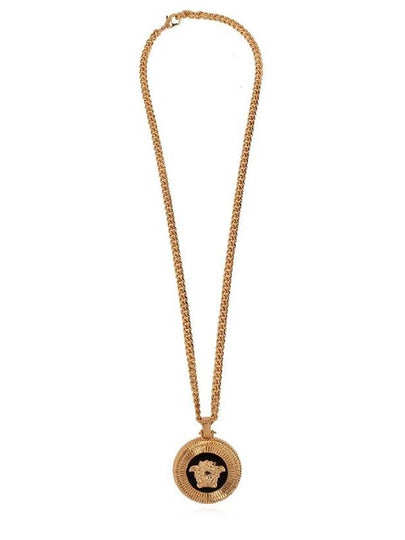 Men's Medusa Decorated Necklace Gold - VERSACE - BALAAN 2