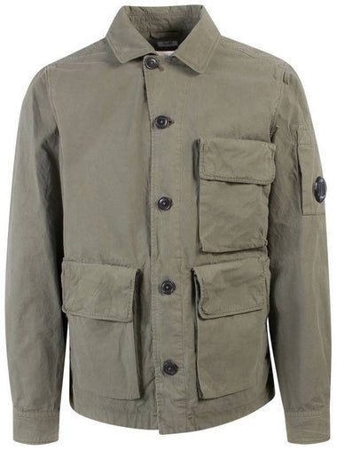 Microreps Diamond Peach Jacket Green - CP COMPANY - BALAAN 1