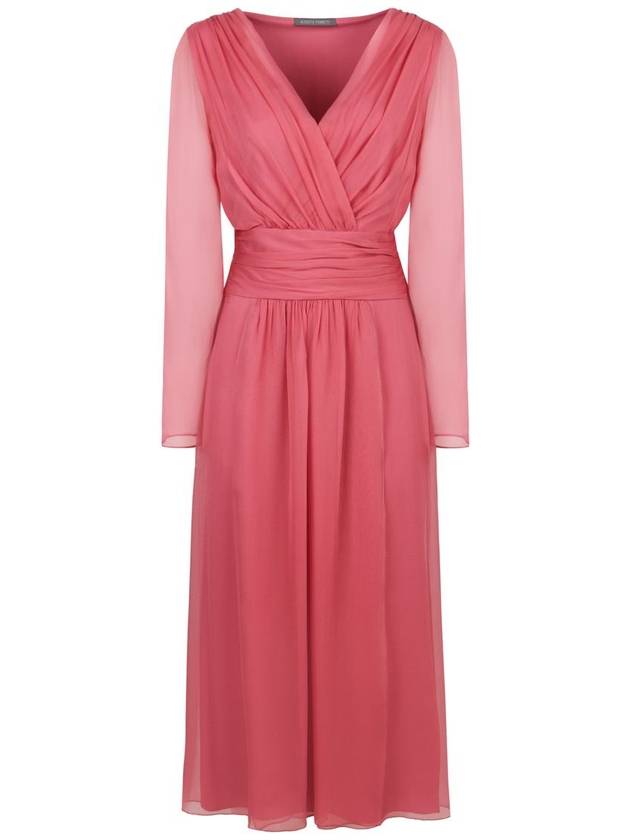 midi dress 04540114 A0189 PINK - ALBERTA FERRETTI - BALAAN 2