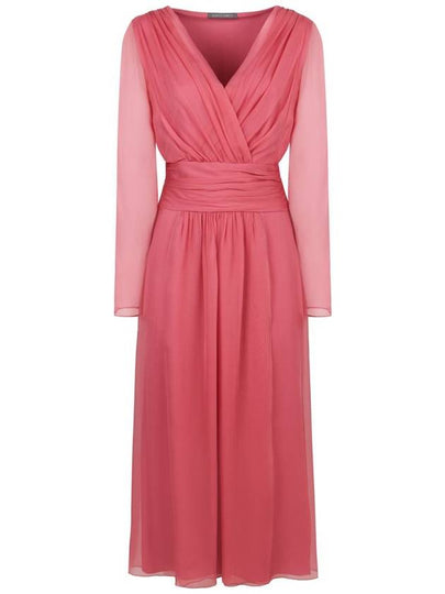 midi dress 04540114 A0189 PINK - ALBERTA FERRETTI - BALAAN 2