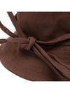 Le Bob Gadjo Knotted Bucket Hat Brown - JACQUEMUS - BALAAN 3