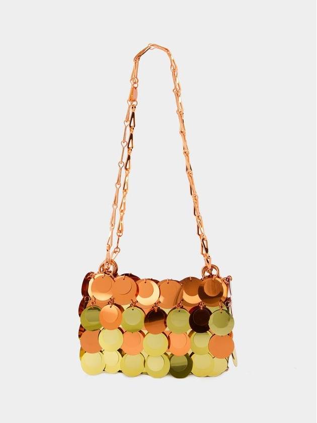 Oversized Sequin Purse - Rabanne - Polyester - Gold - PACO RABANNE - BALAAN 1