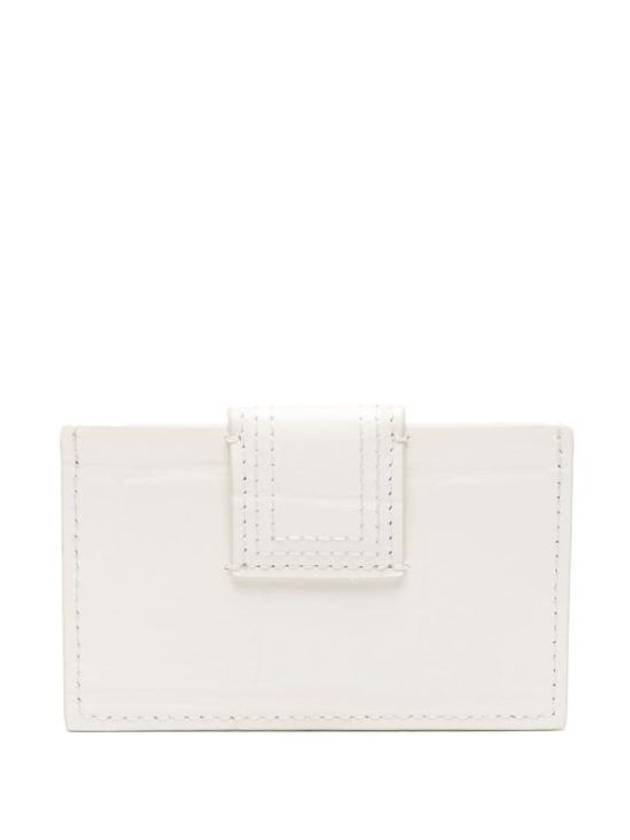 Le Porte Carte Bambino Leather Card Wallet Ivory - JACQUEMUS - BALAAN 3