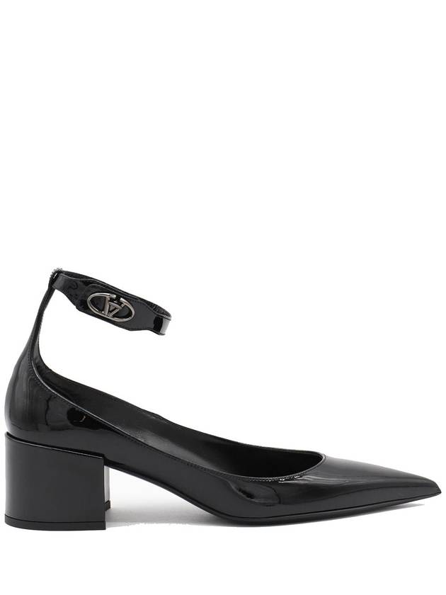 Valentino Garavani Black Leather Pumps - VALENTINO - BALAAN 1