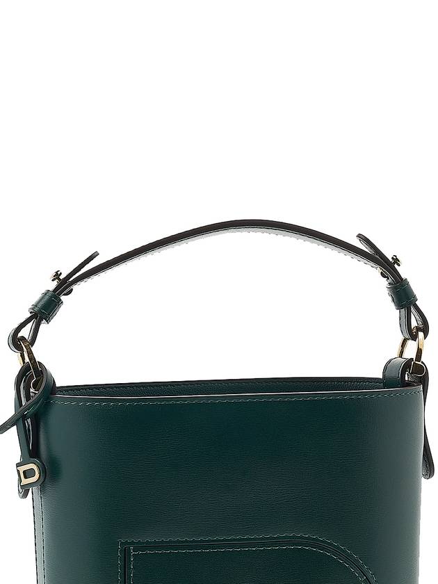 Pin Small Bucket Bag Green - DELVAUX - BALAAN 8