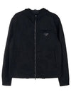 Re-Nylon Hooded Blouson Jacket Black - PRADA - BALAAN 2