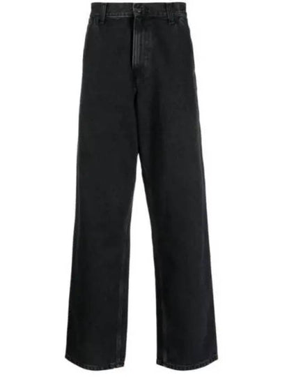 Mid-Rise Loose Fit Jeans Black - CARHARTT WIP - BALAAN 2