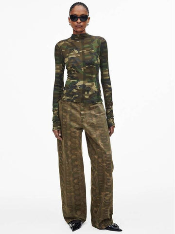 Camo Sheer Longsleeve_Camo Multi (2S4RTP026C13-304) - MARC JACOBS - BALAAN 1