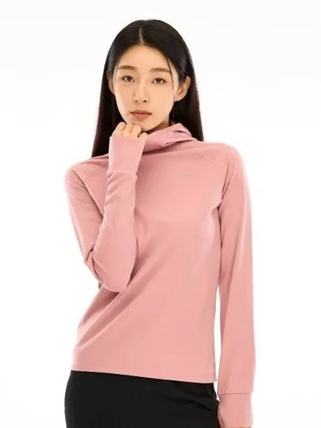 MERRELL WOMEN HOODED PULLOVER DARK PINK - MERRYMOTIVE - BALAAN 1